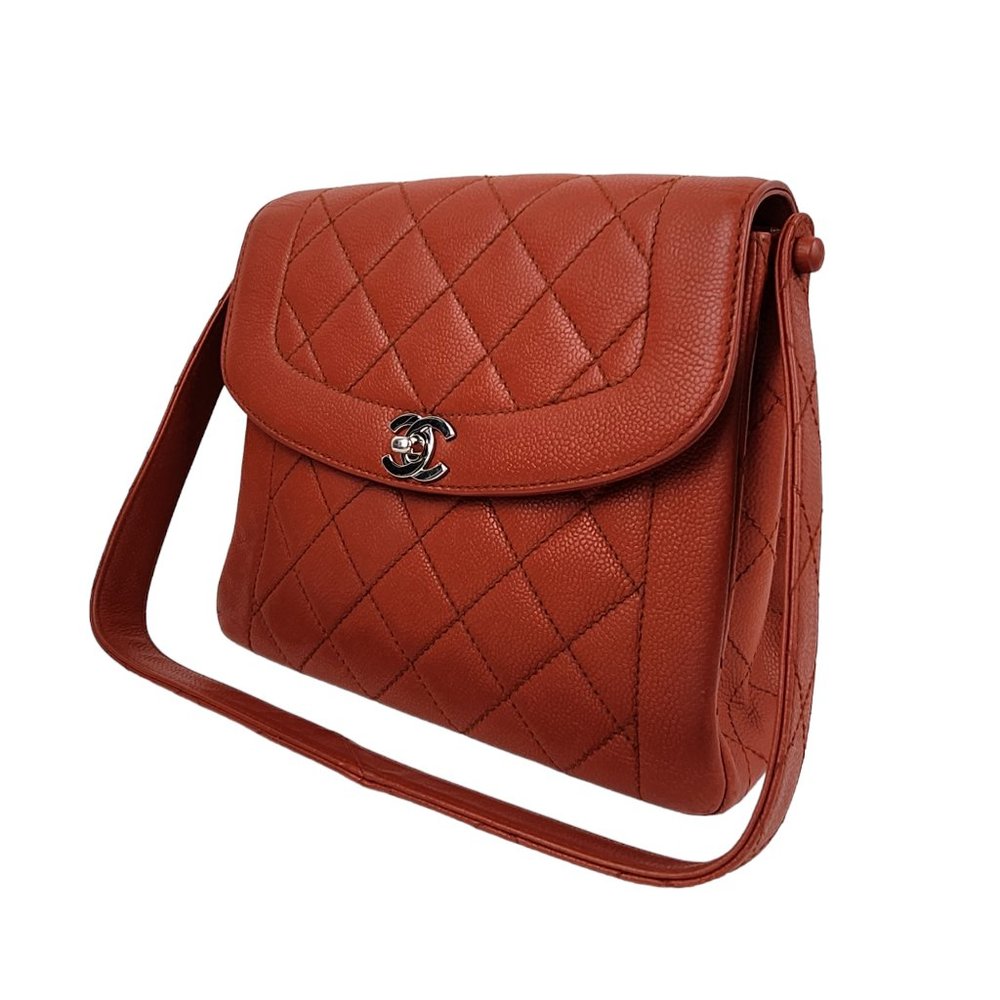 Chanel Matelasse Caviar Leather Shoulder Bag - Picture 3 of 16